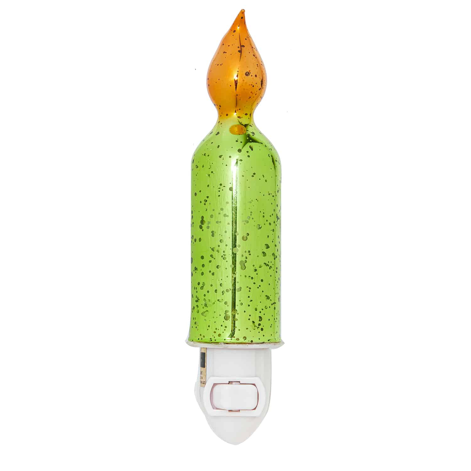 Glass Green Candle Night Light image