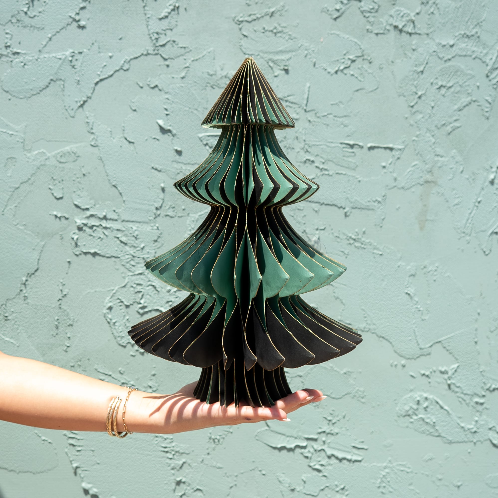 Natural Fiber Foldable Tree:  14″ Tall image