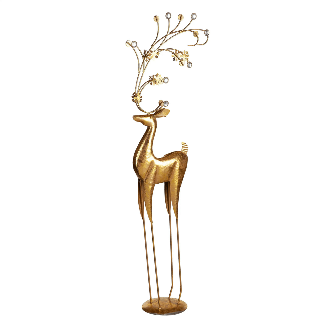 Fanciful Gold Deer Statue image