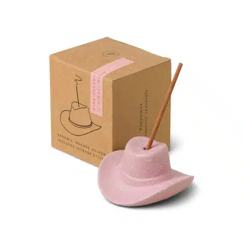 Cowboy Hat Incense Holder: Pink image