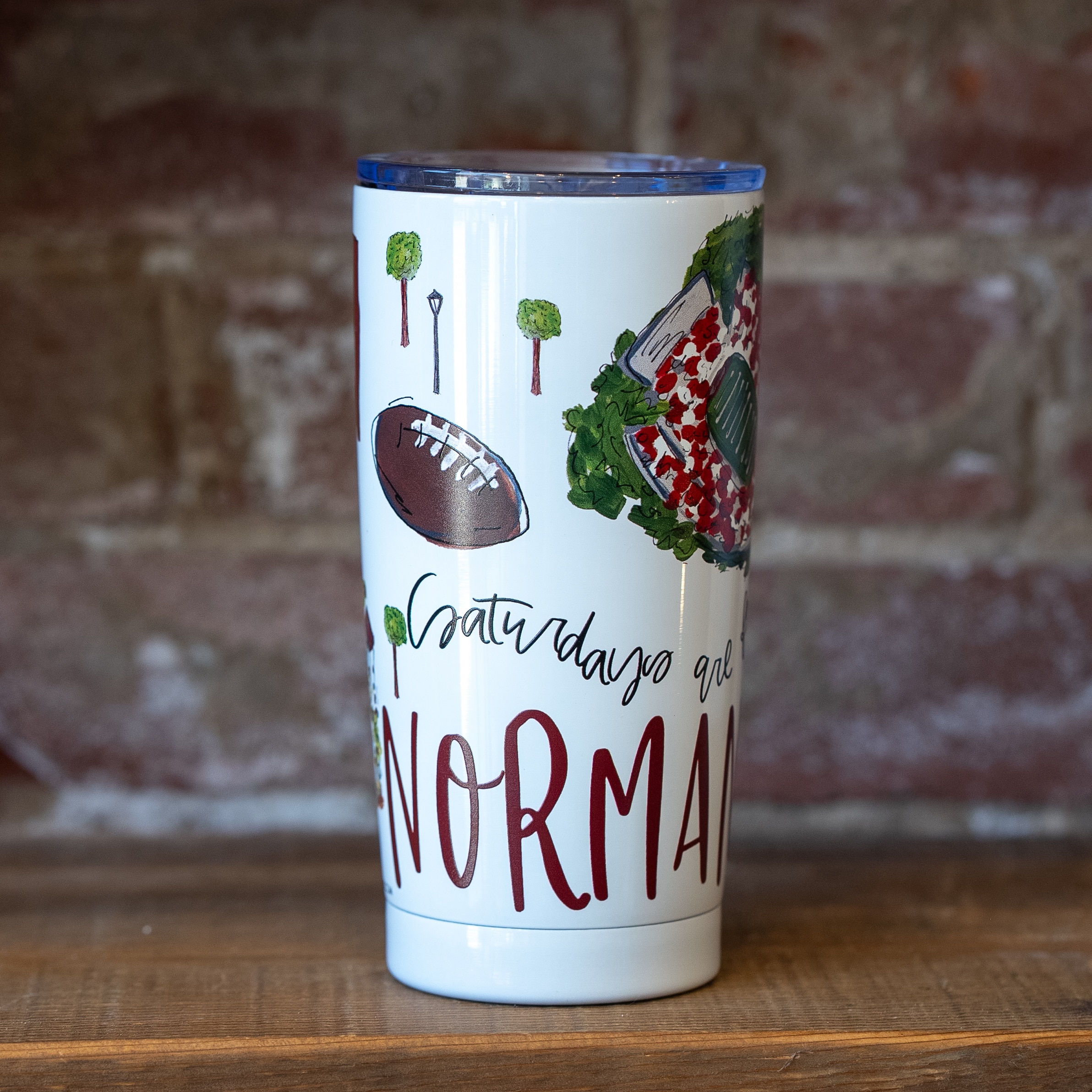 University of Oklahoma Football Tumbler, 20 oz image