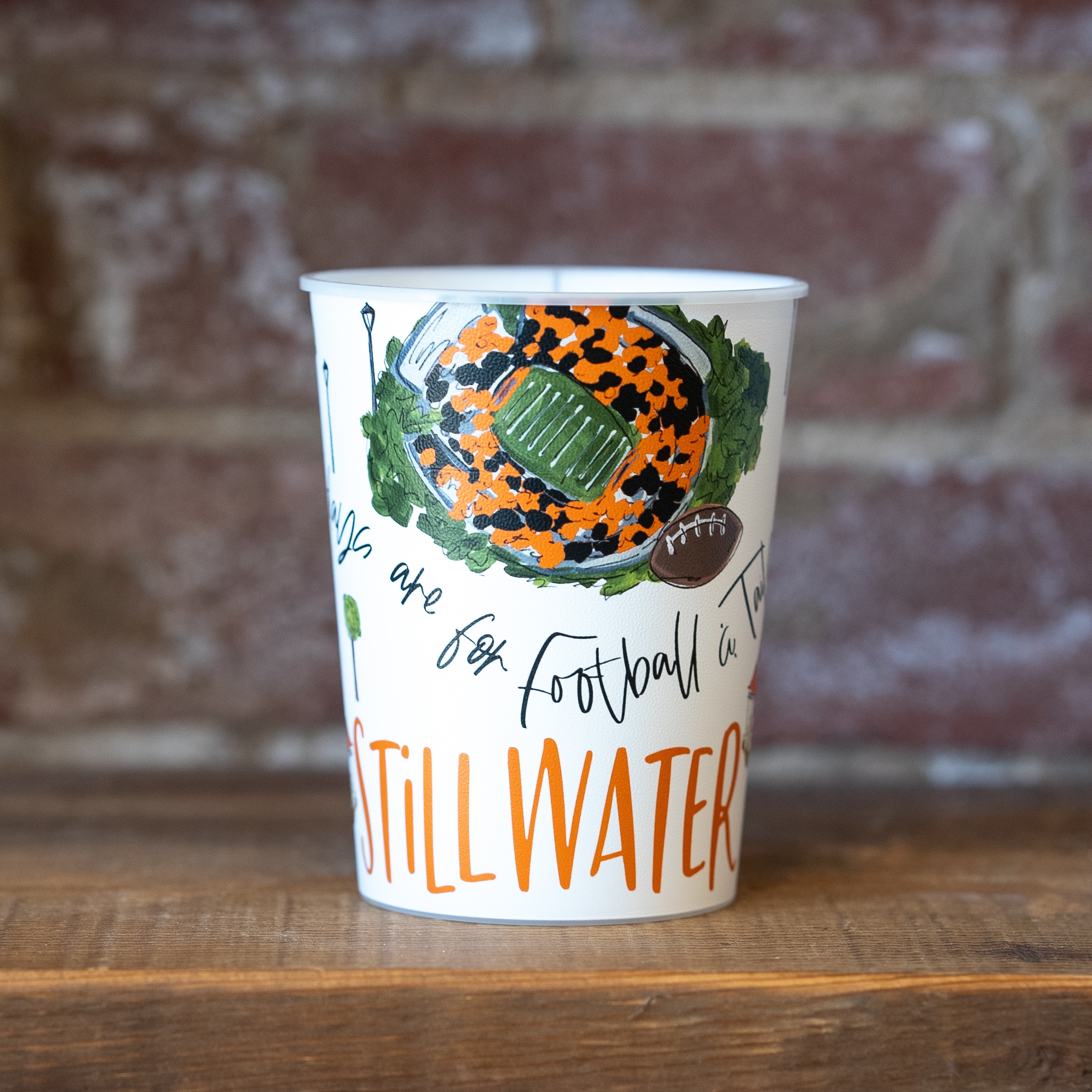 Oklahoma State University Reusable Party Cups, Set of 6 image