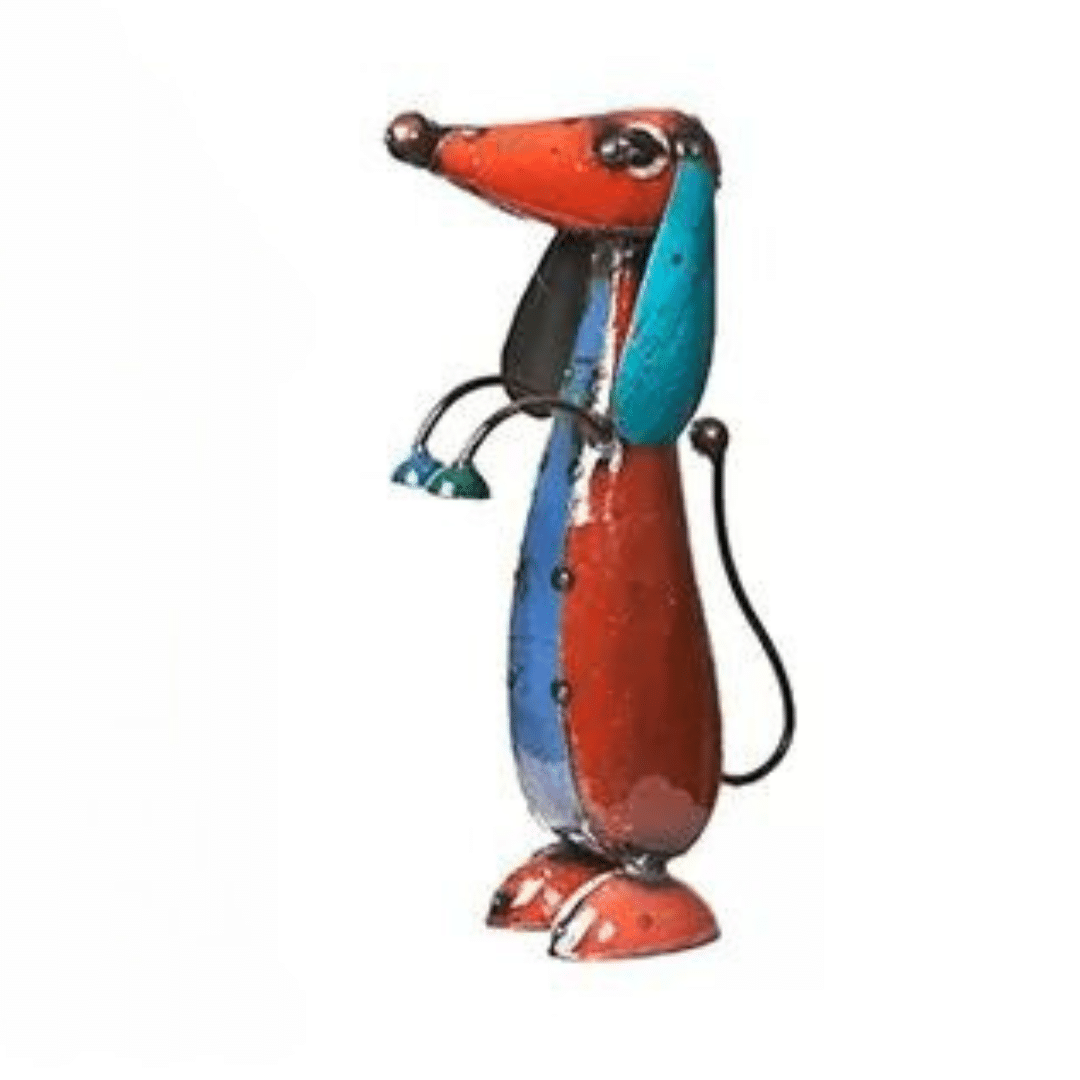 Standing Dash Metal Dog Sculpture image