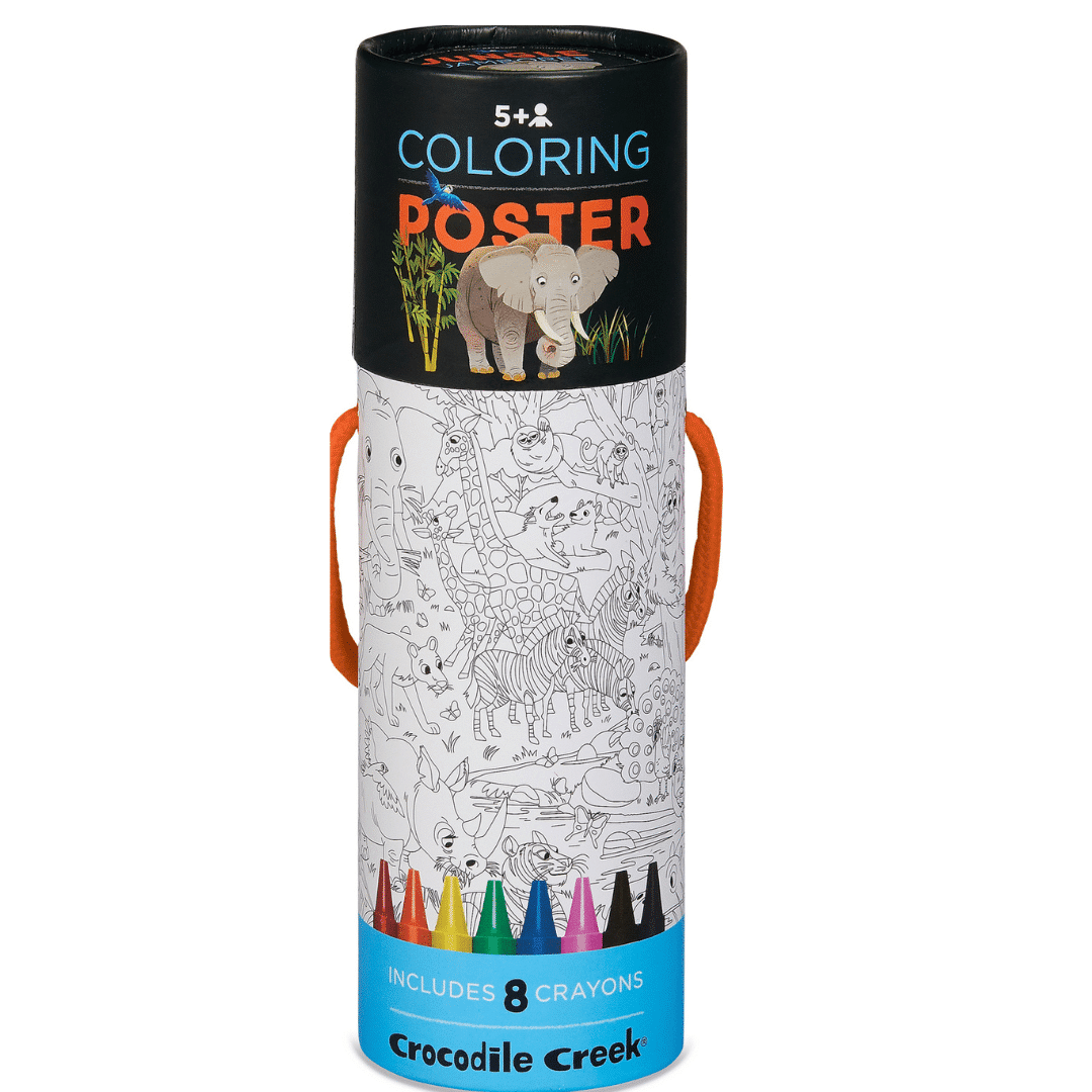 Coloring Poster: Elephant image