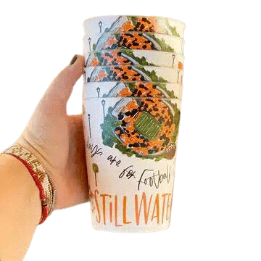 Oklahoma State Reusable Party Cups image