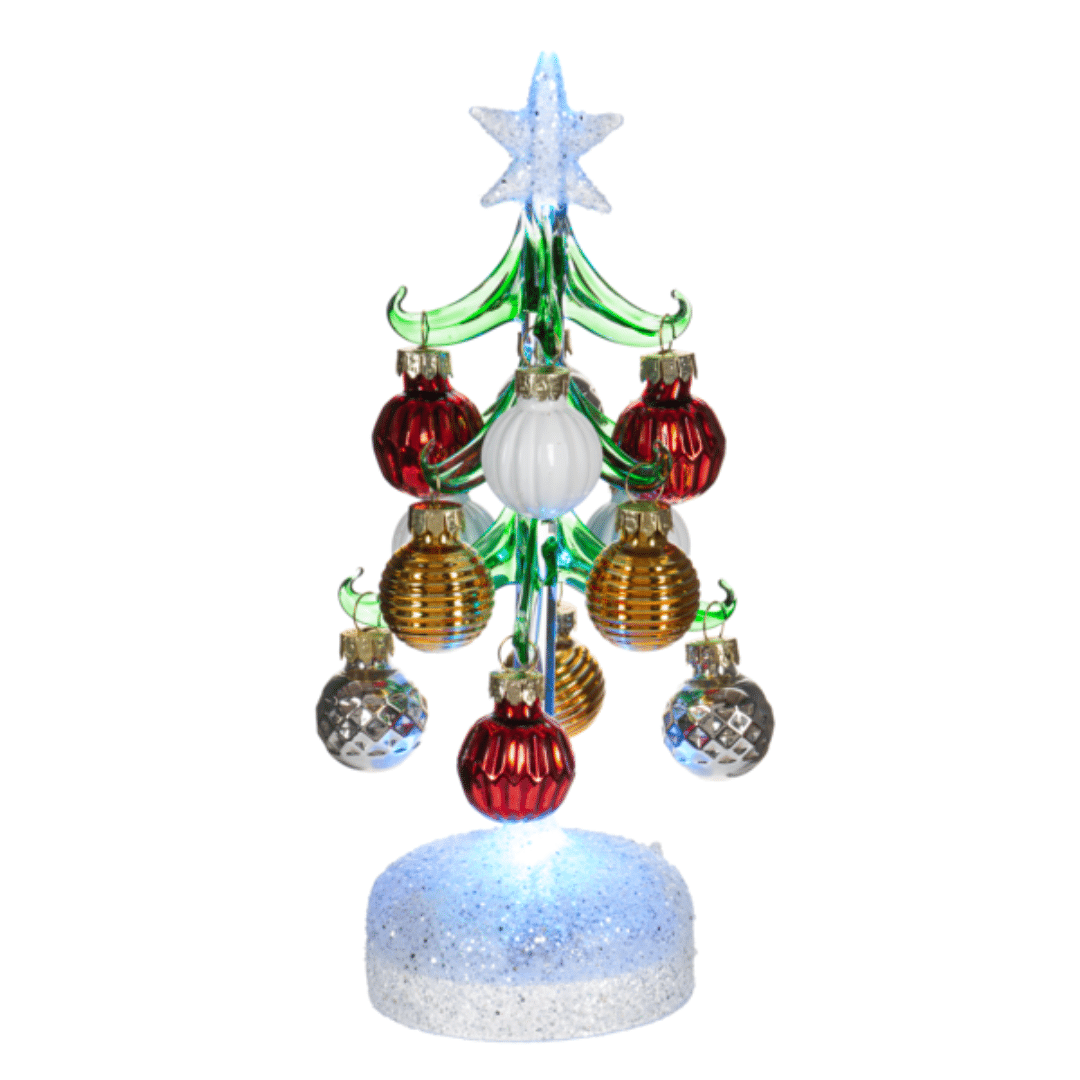 Light Up Christmas Tree: Solid Ornaments image