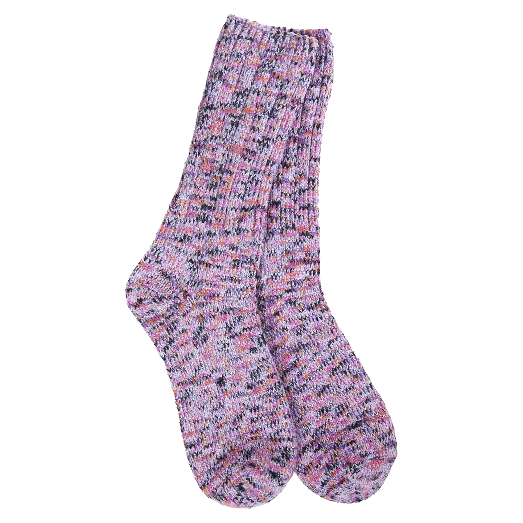 Weekend Ragg Crew Socks: Lavender image