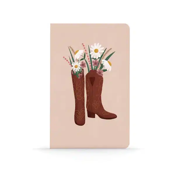 Boots & Flowers Layflat Notebook image