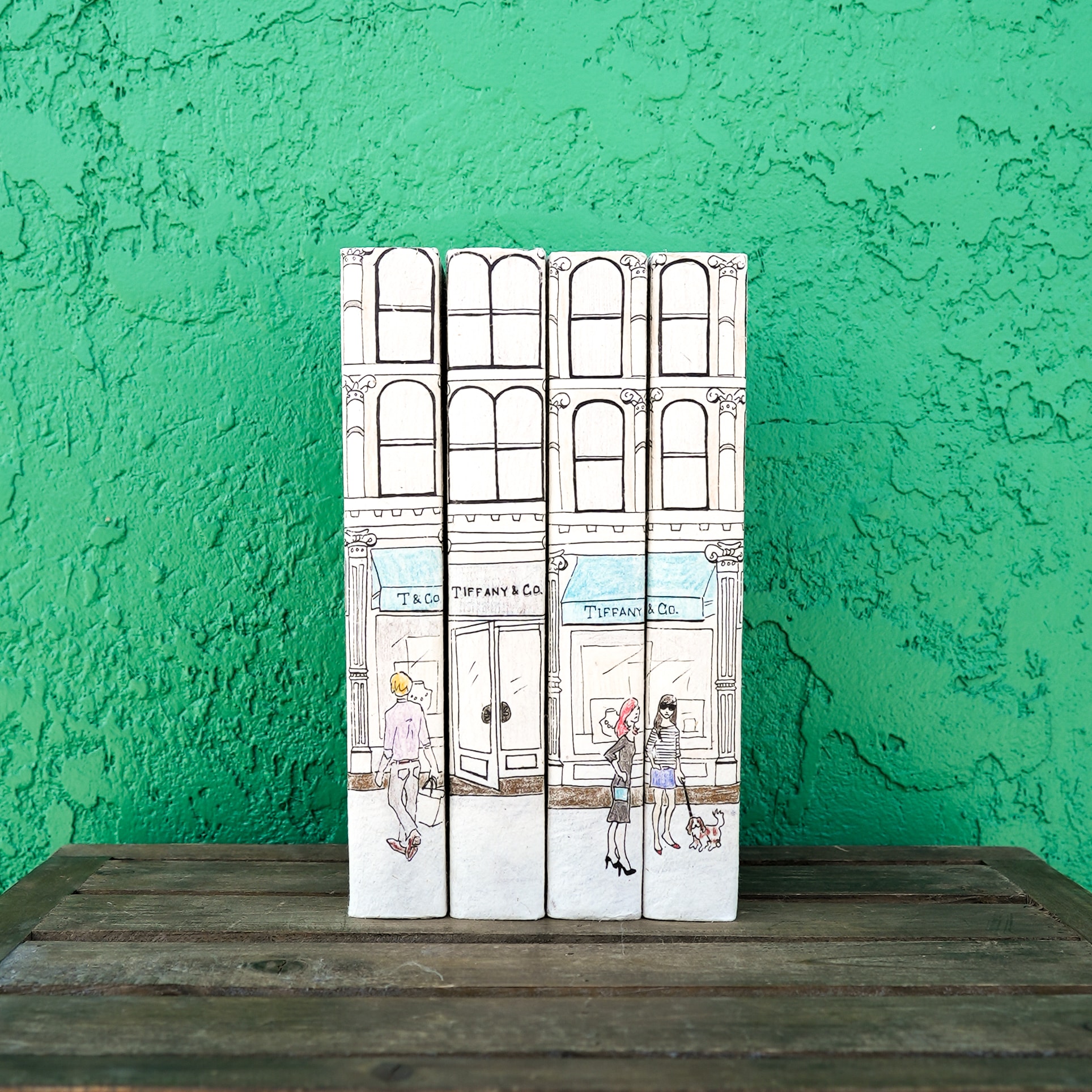 Shop Series Custom Bound Books – Tiffany’s Storefront, Set of 4 image