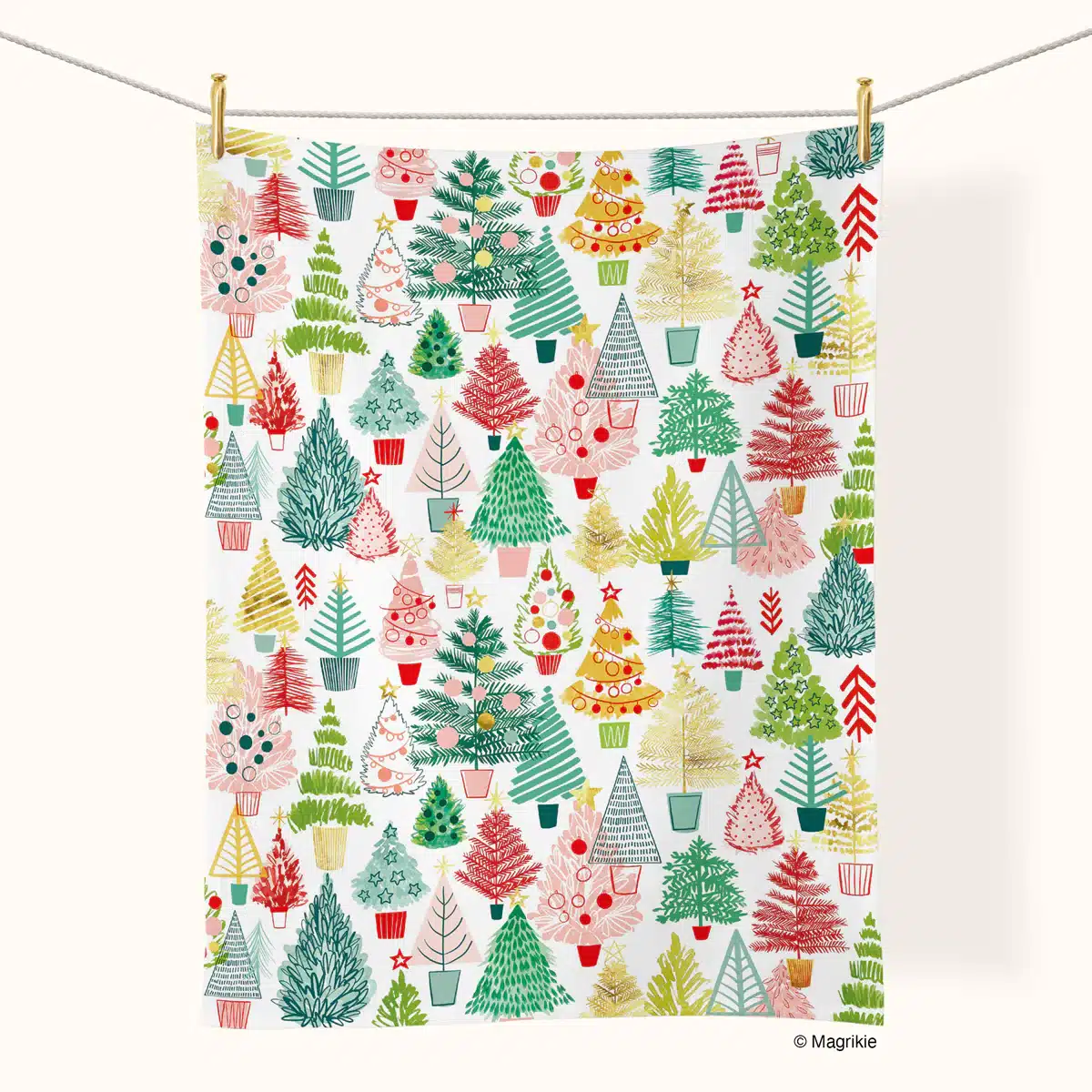 Holiday Tea Towel: Tinsel All the Way image