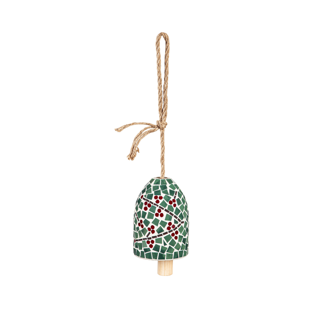 Mosaic Glass Bell Chime-Berries image
