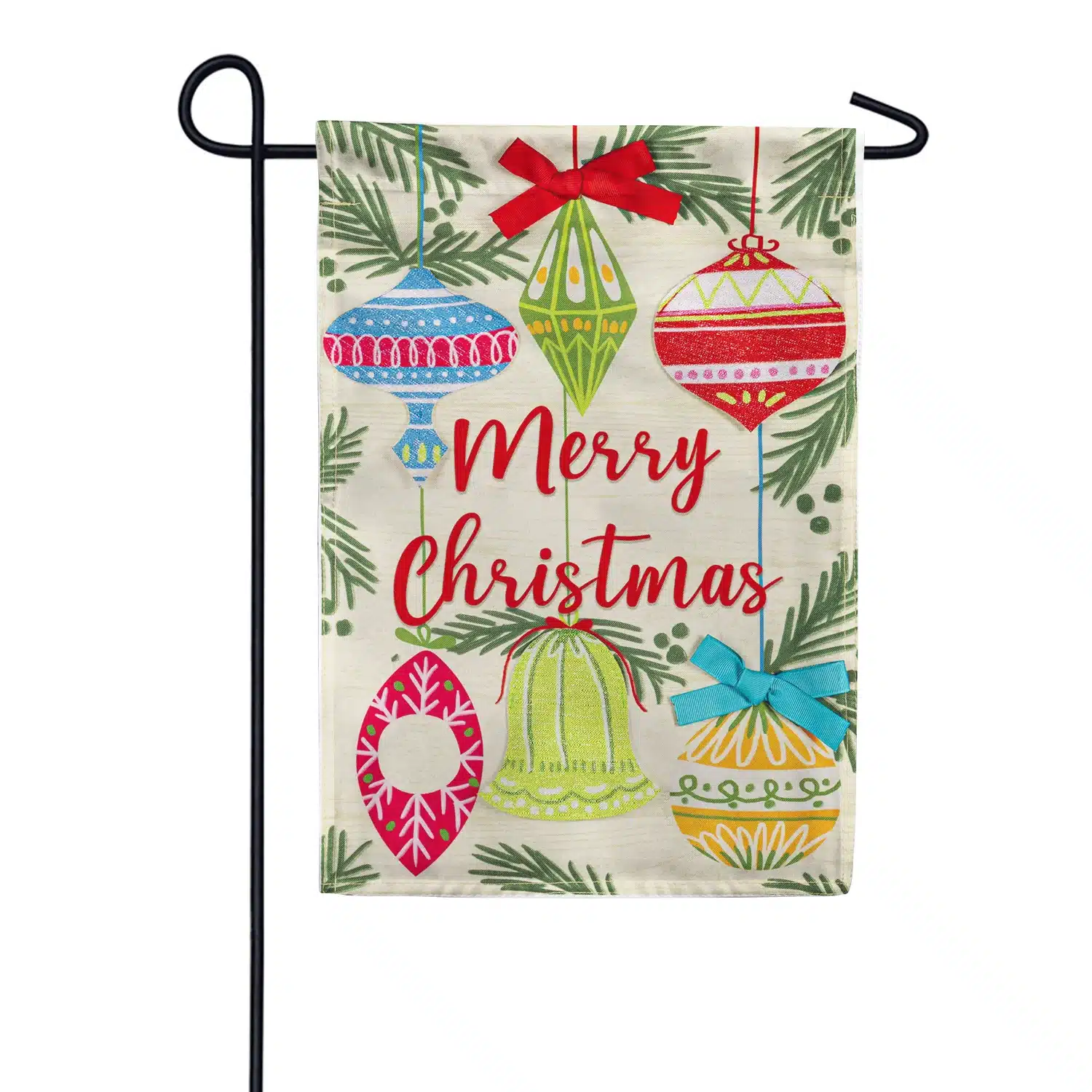 Merry Christmas Ornaments Garden Flag image