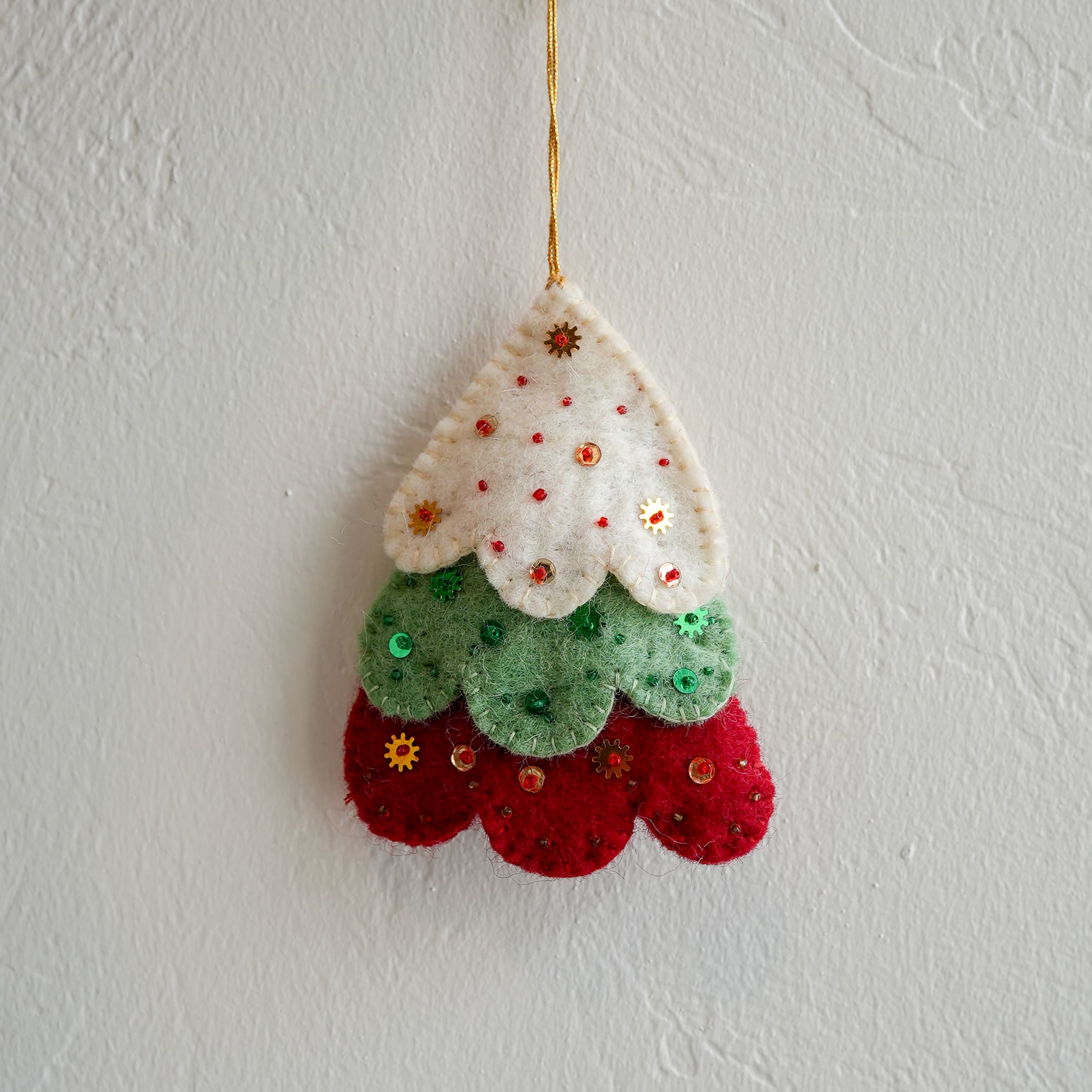 Icon Felt Ornament: Christmas Tree image