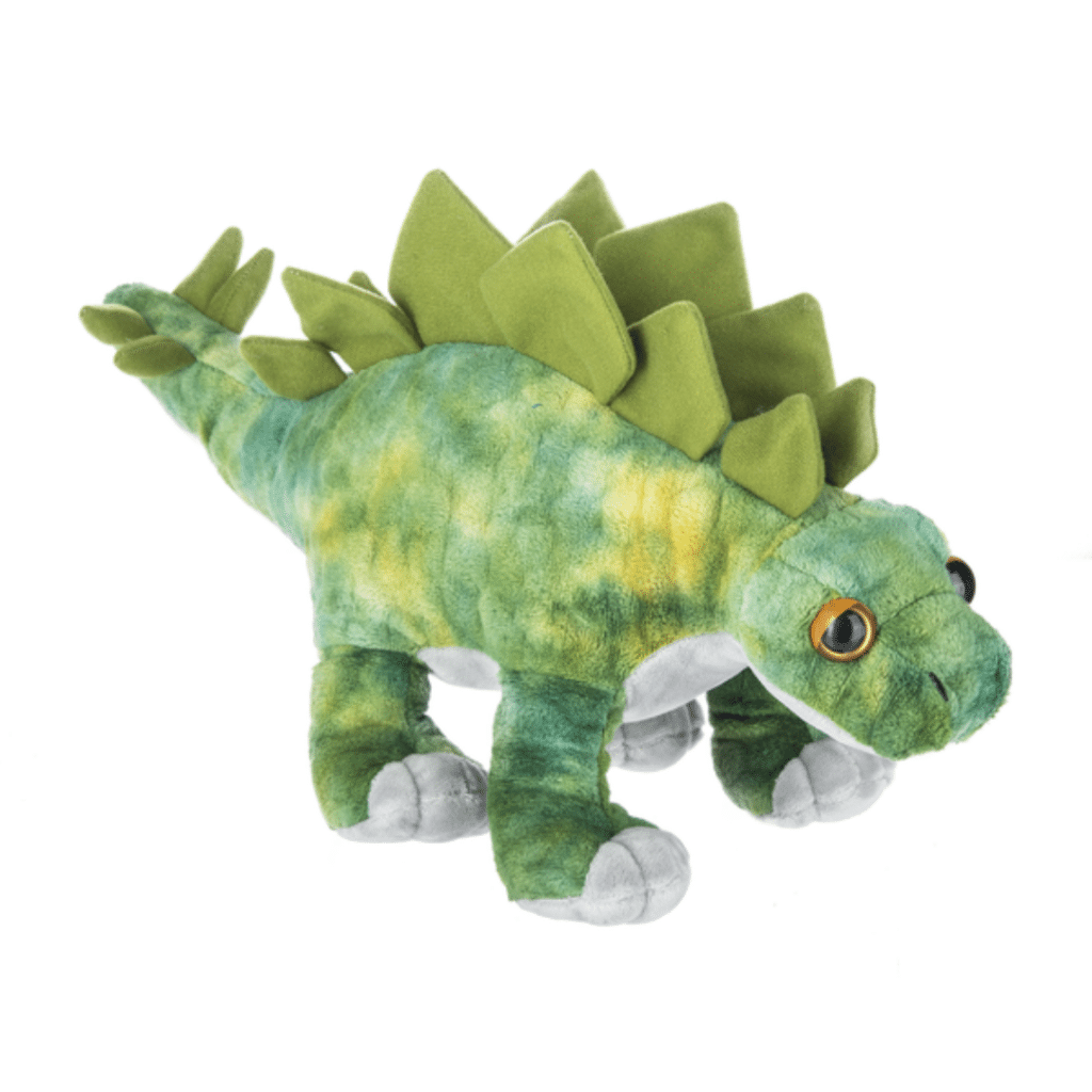 Green Stegosaurus Dinosaur Plush Stuffed Animal, 15"