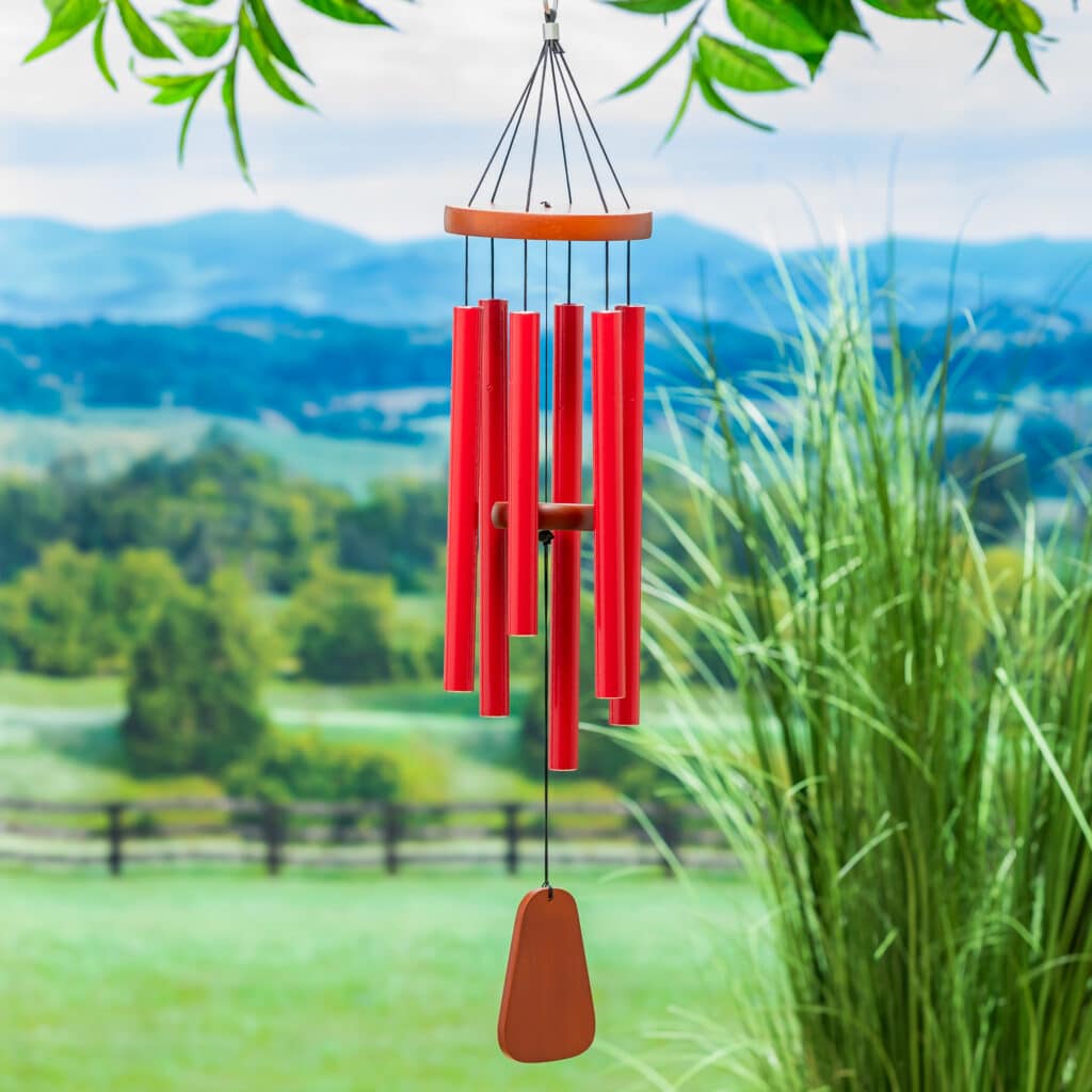 Red Star Spangled Banner hand tune wind chimes