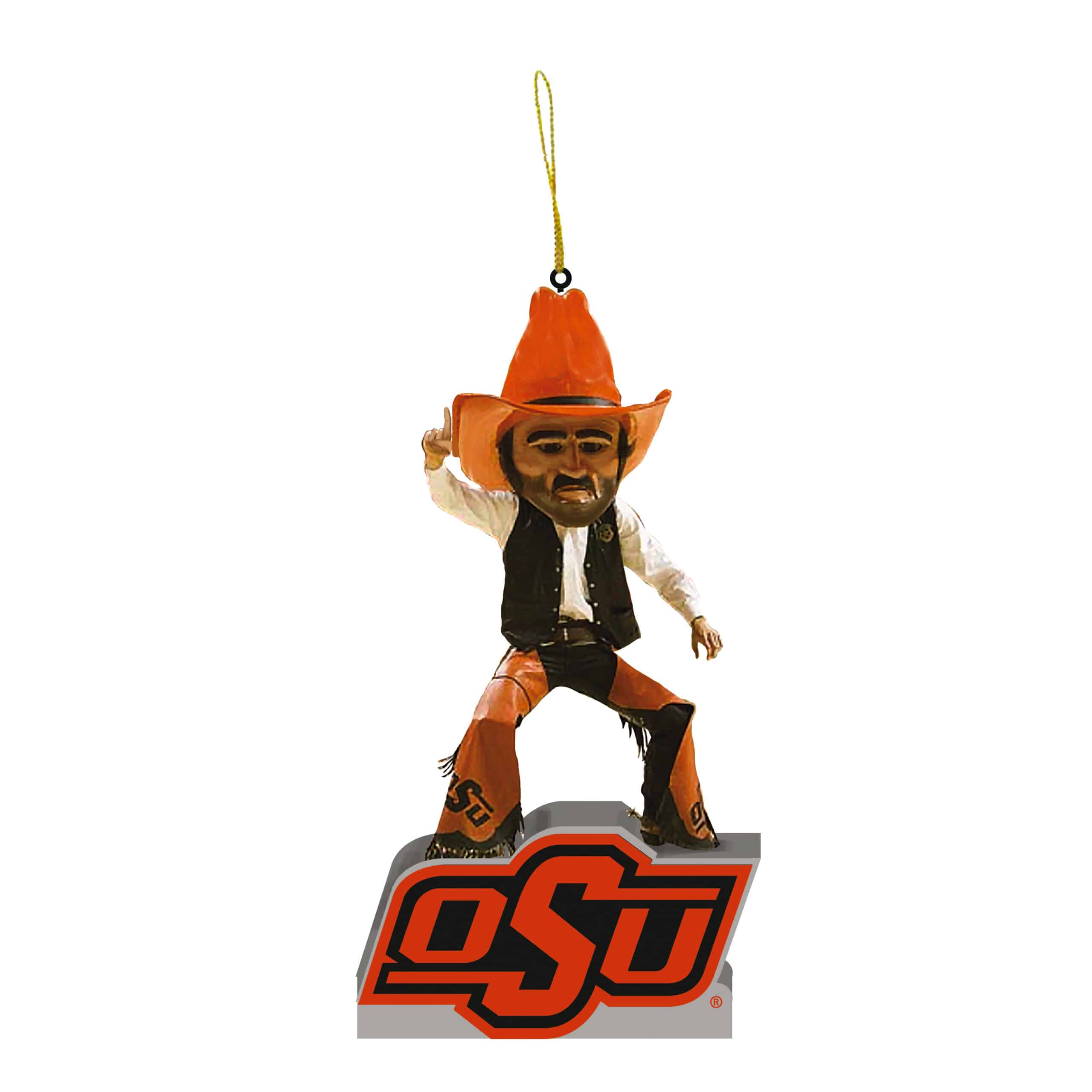 Oklahoma State University Mascot Statue Ornament image