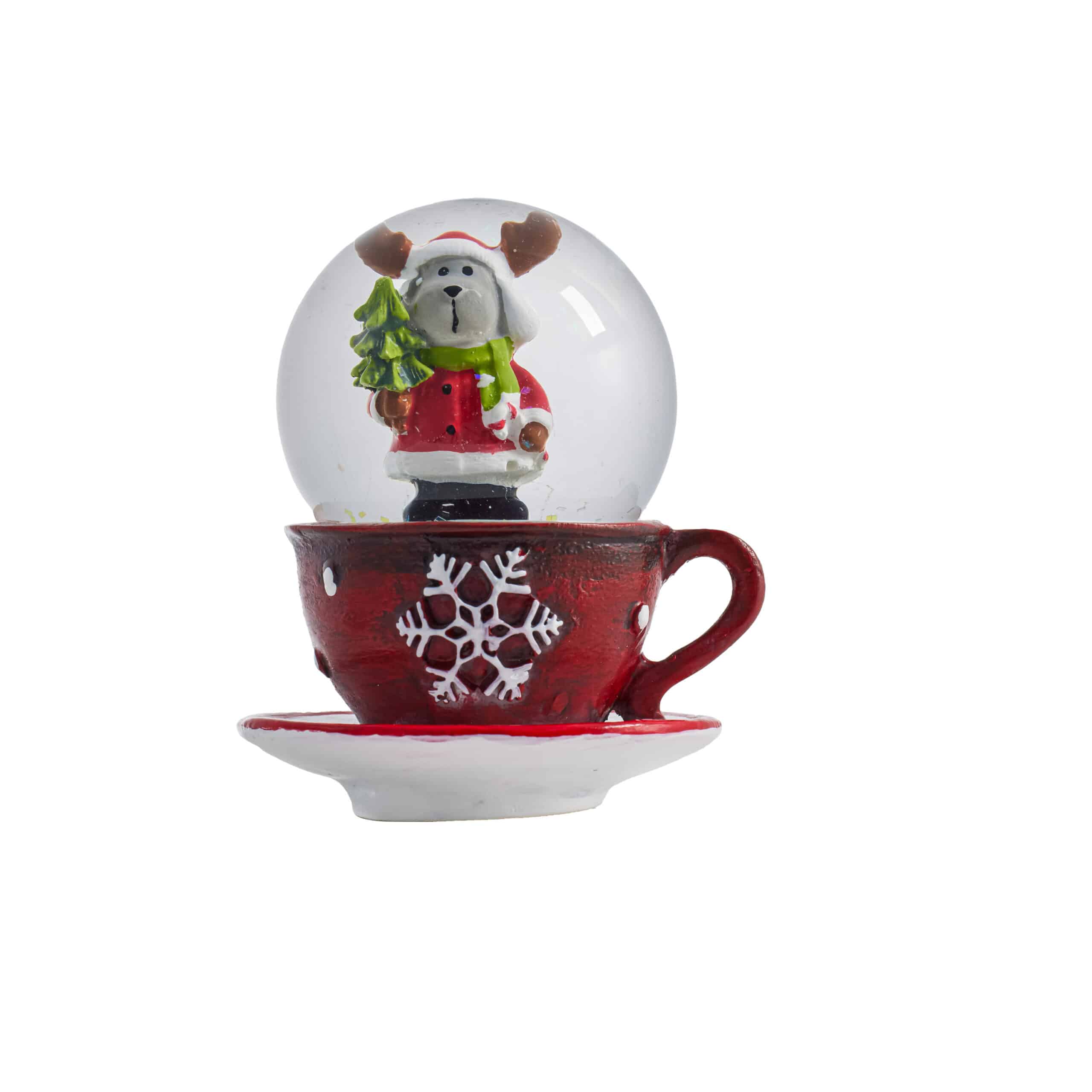 Christmas Character in Mug Water Globe: Moose image