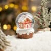 Resin Gingerbread House Water Globe - Image 2