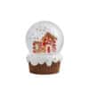 Resin Gingerbread House Water Globe