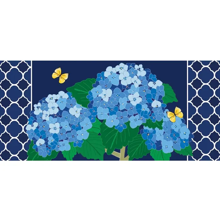 Hydrangea Blossoms Sassafras Switch Mat image