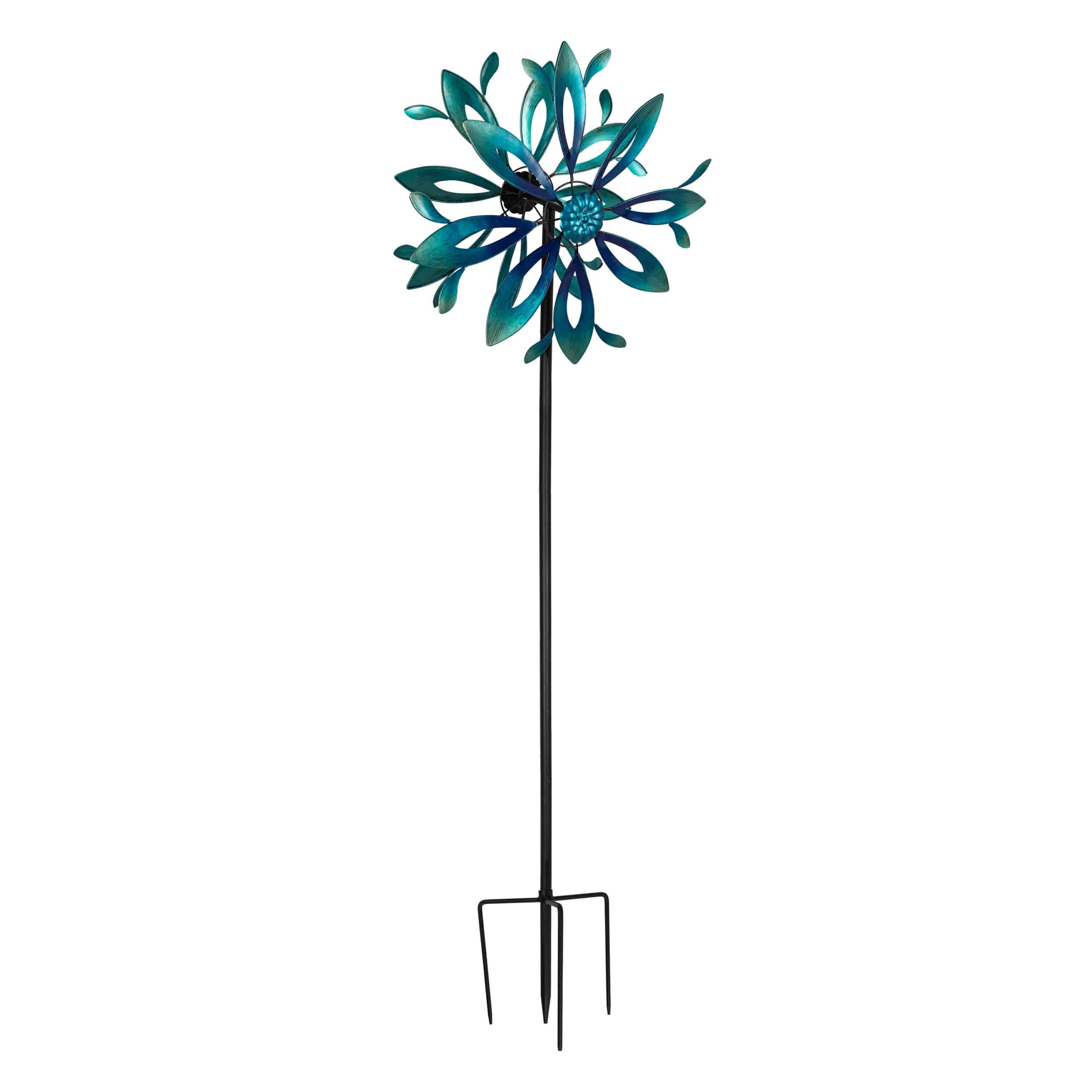 75″ Blue Ombre Flower Spinner image