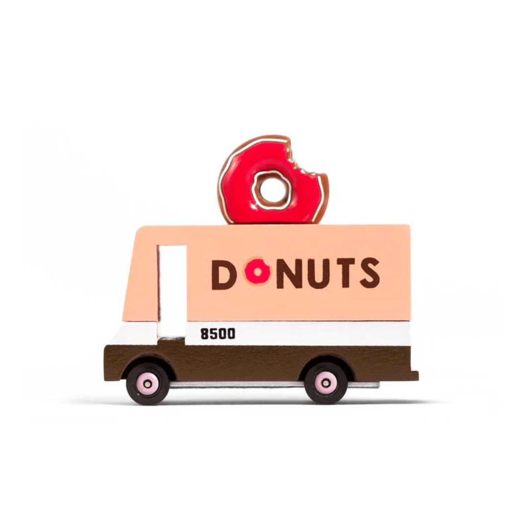Vintage Donut Van Food Truck Toy Car image