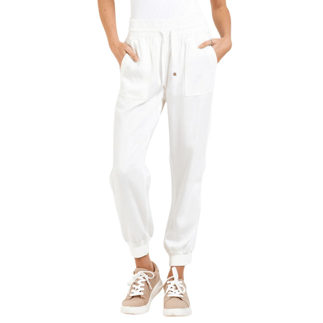 Dear John Jacey Super High Rise Jogger in Optic White image