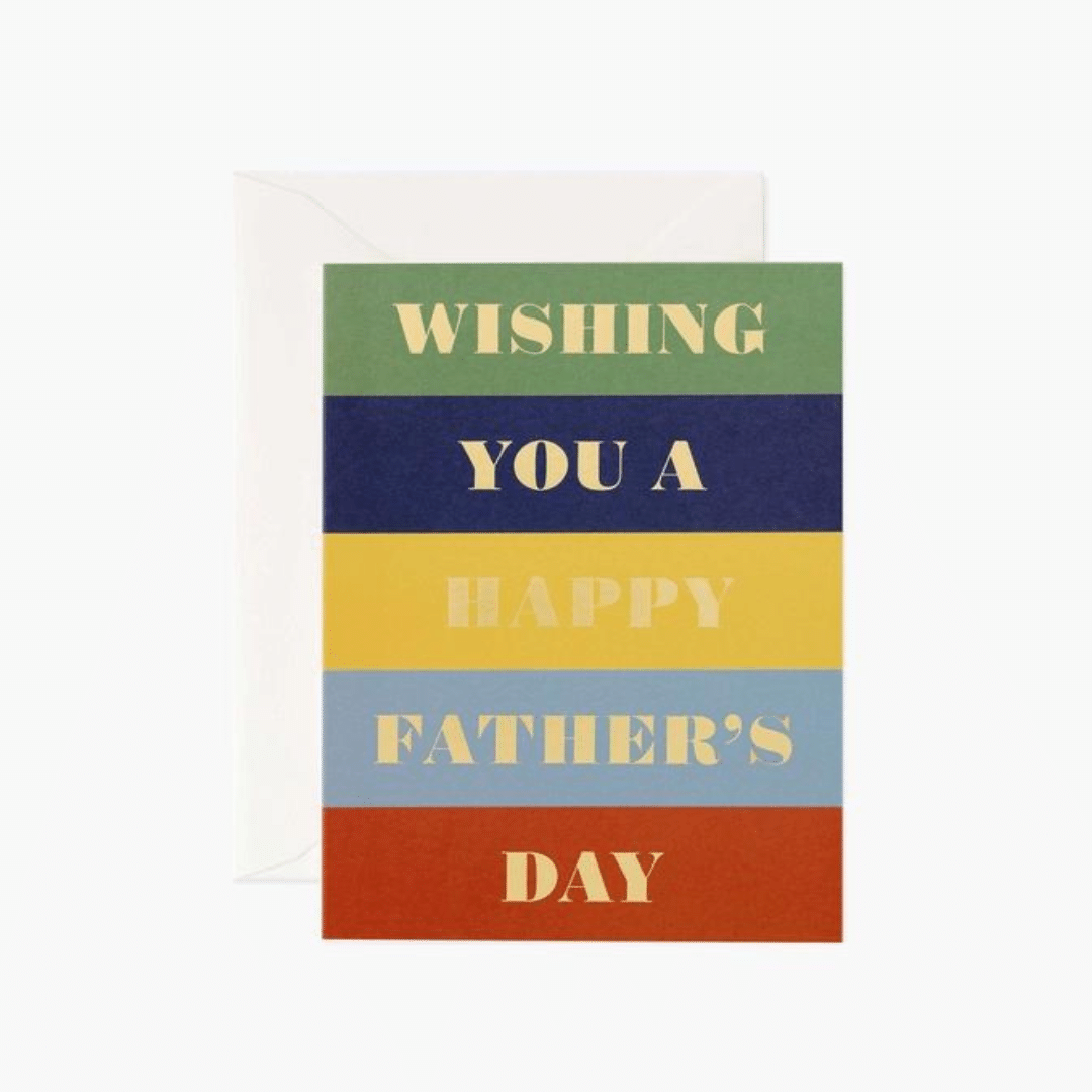 Color Block Father’s Day Card image