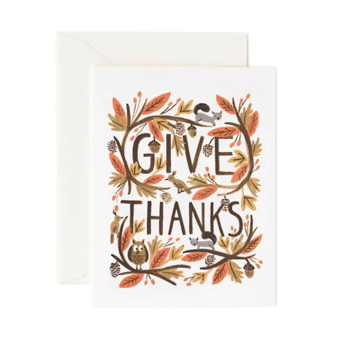 Give Thanks Greeting Card image