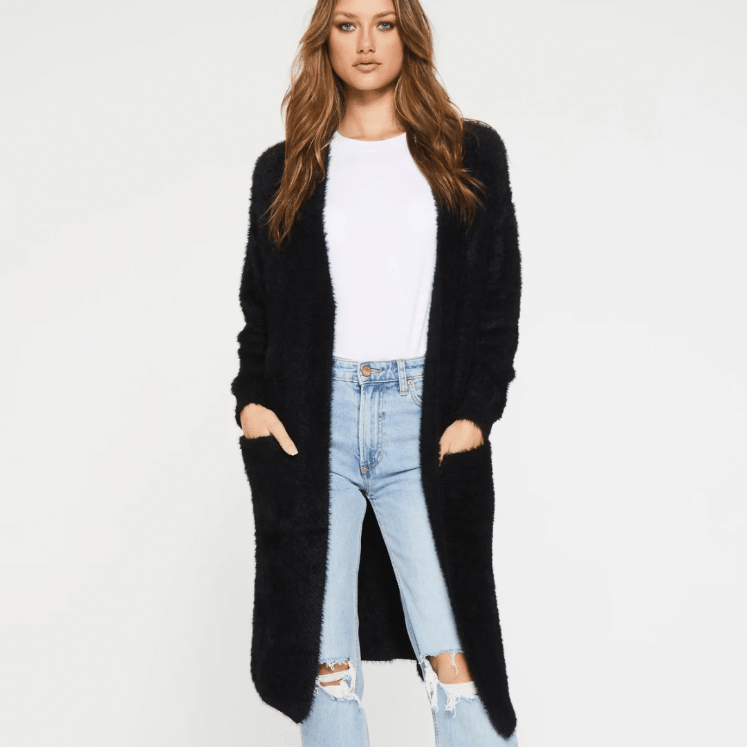 Electra Cardigan in Black image