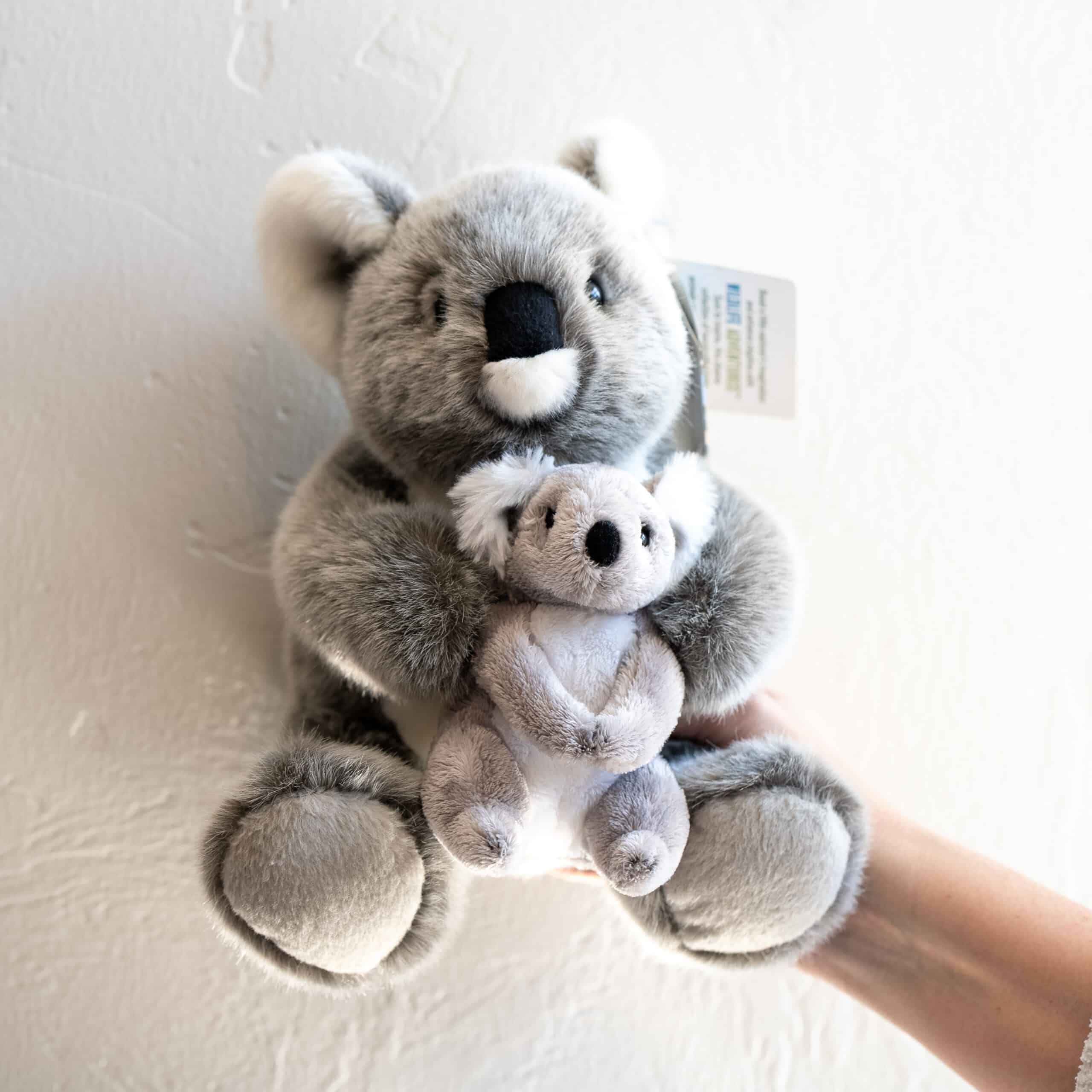 Koala Mom & Baby Plush Stuffed Animal Set, 12" - Image 2