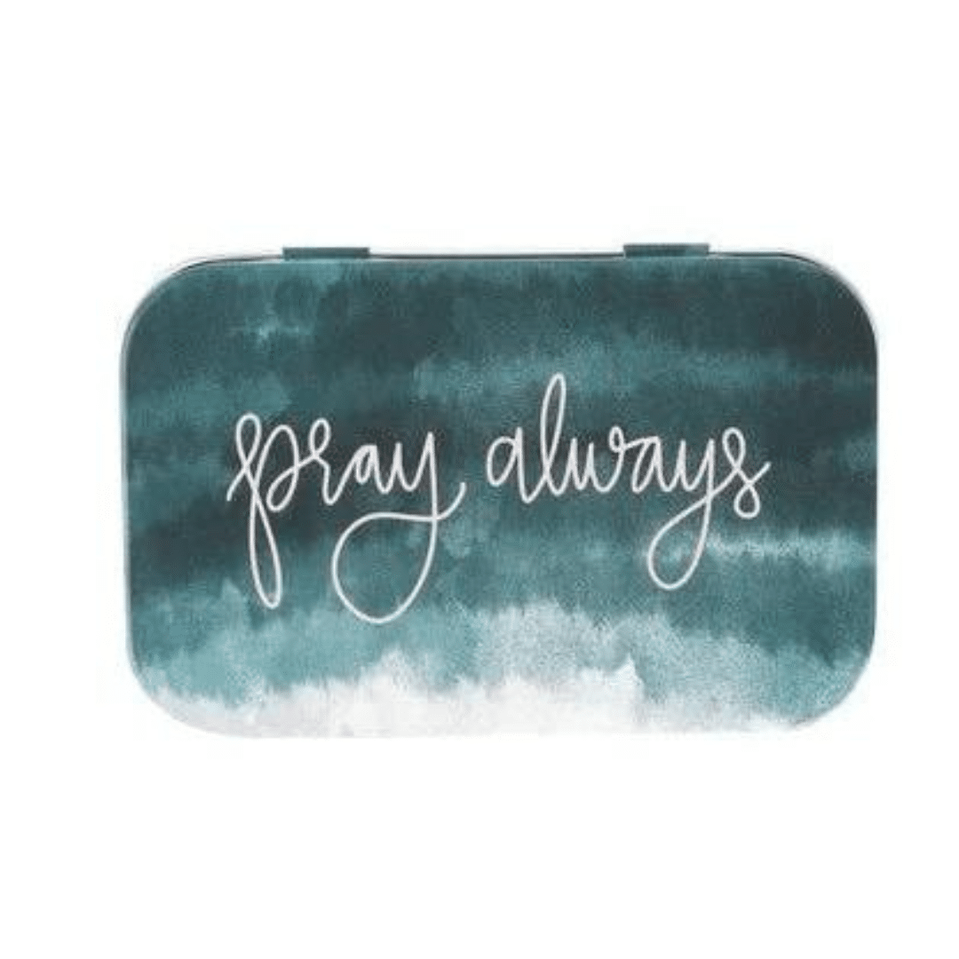 Pray Always Prayer Tin image