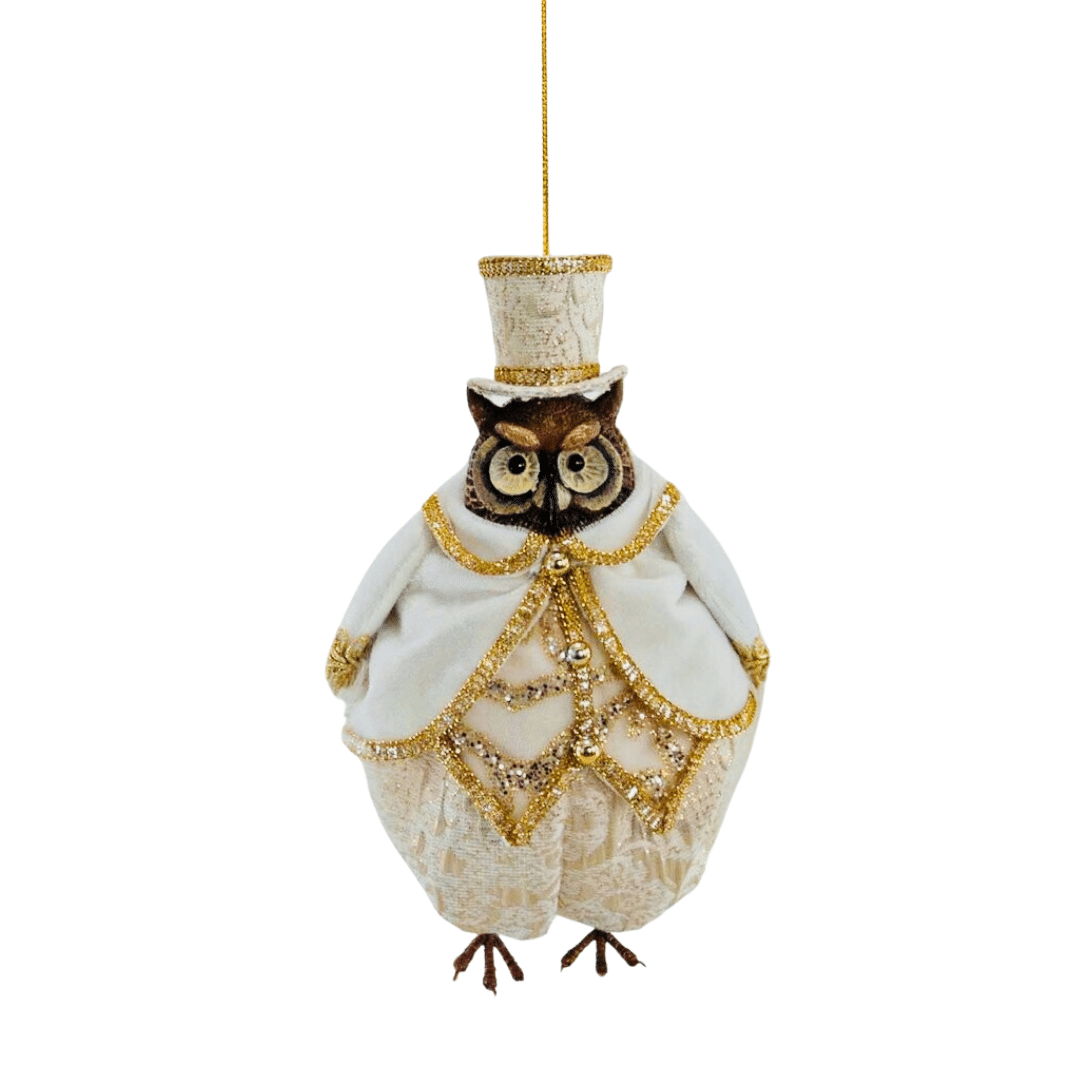 Thread of Gold Owl Ornament image