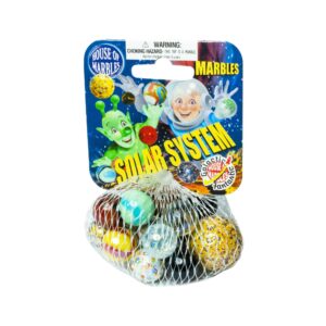 House of Marbles Bag of Marbles in Solar System Mix 21 piece set for active kids play
