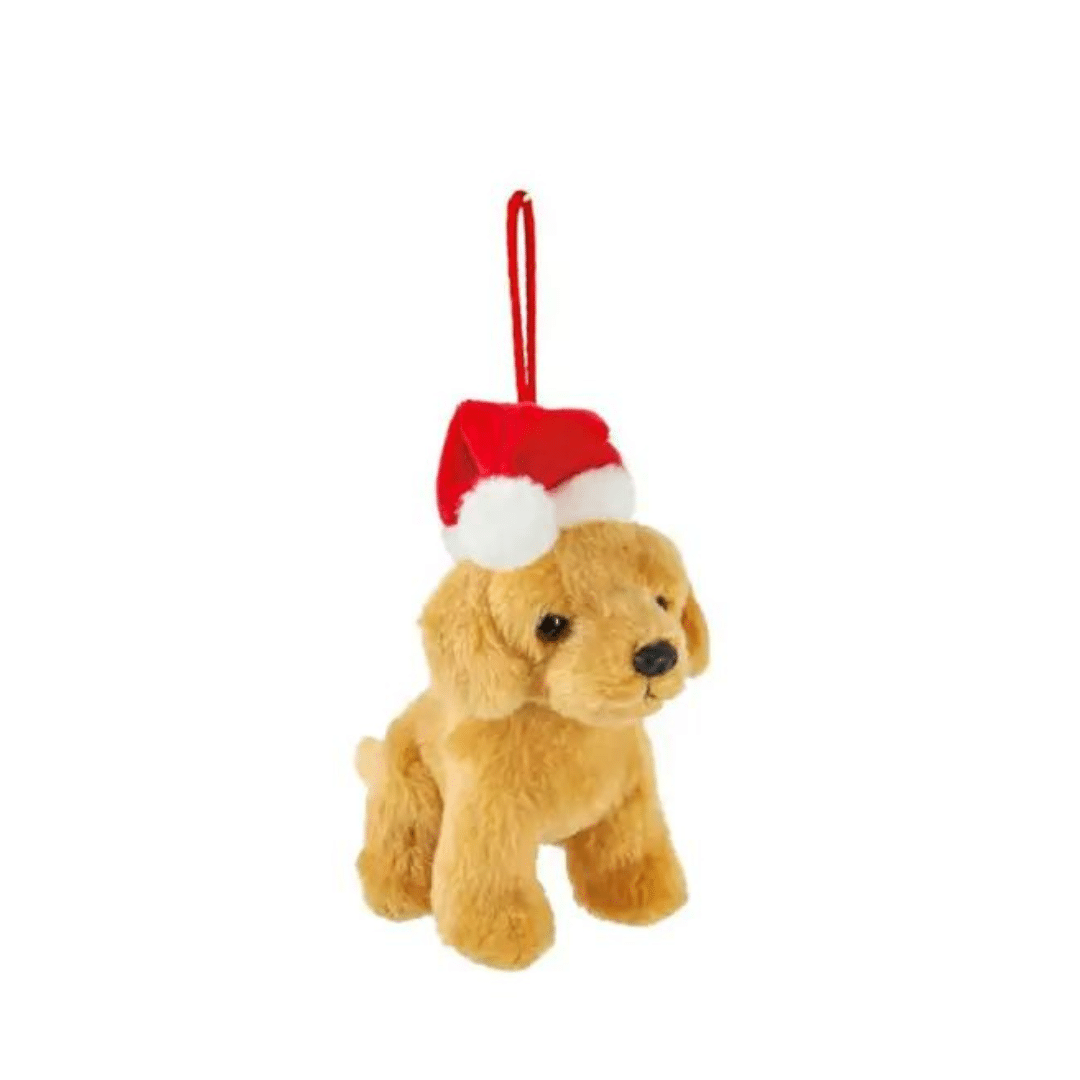 Yellow Lab Plush Dog Ornament image
