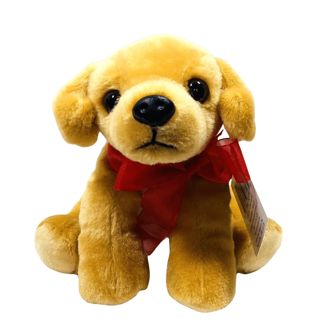 Plush Puppy Dog w/Ribbon image