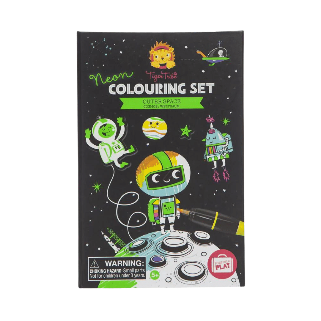 Neon Coloring Set | Outer Space image