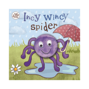 Incy Wincy Spider Finger Puppet Board Book for infants and toddlers.