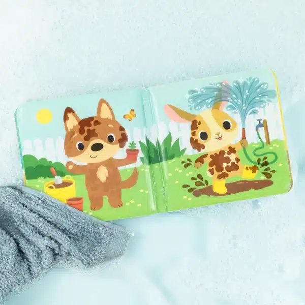 Messy Farm Padded Toy Interactive Bath Book - Image 3