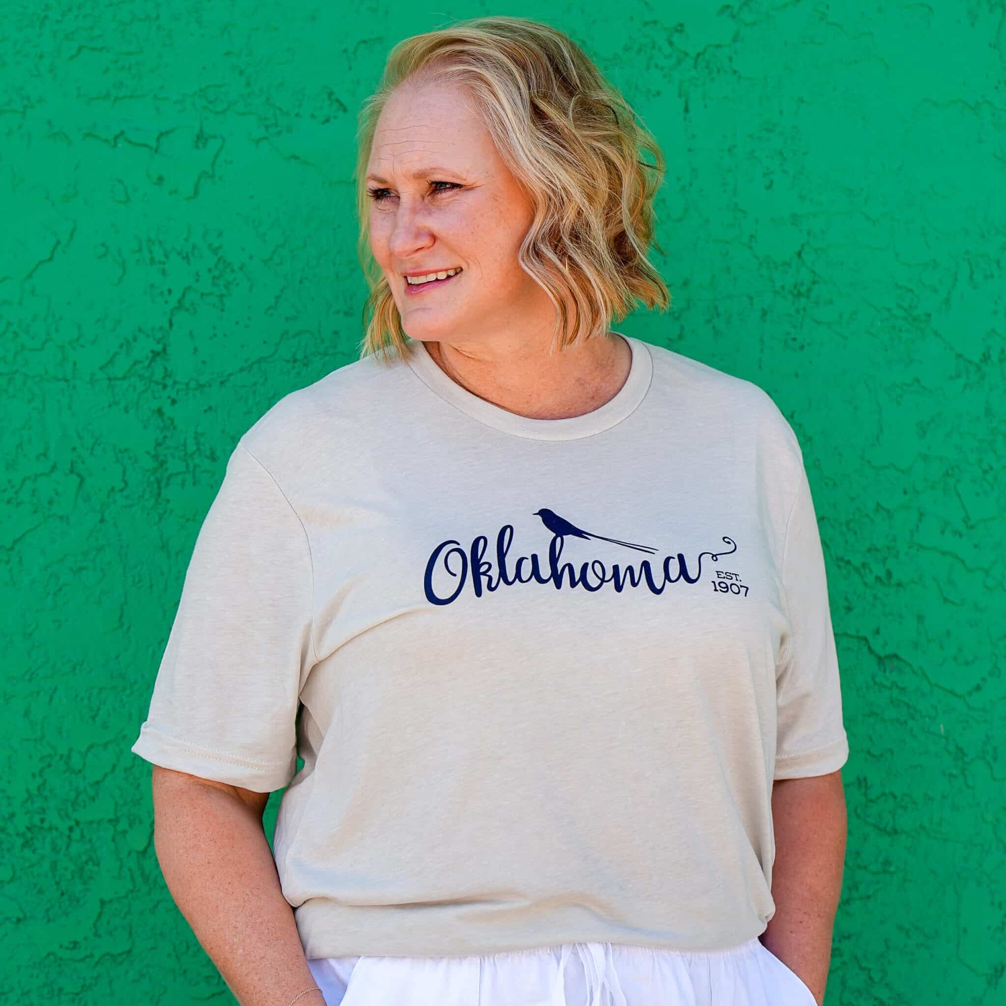 Oklahoma Tan Scissortail Tee (Unisex) image