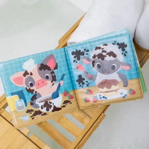 Messy Farm Padded Toy Interactive Bath Book - Image 2