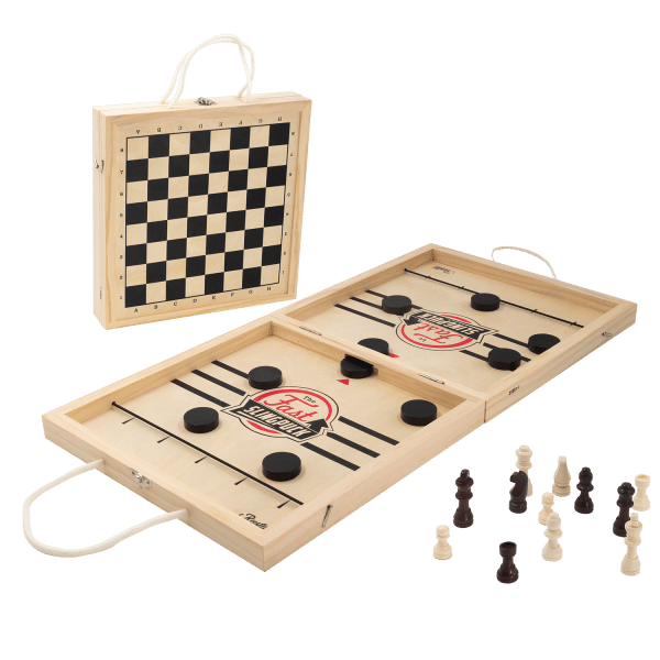 Rustik Foldable 2-IN-1 Chess & Fast Sling image