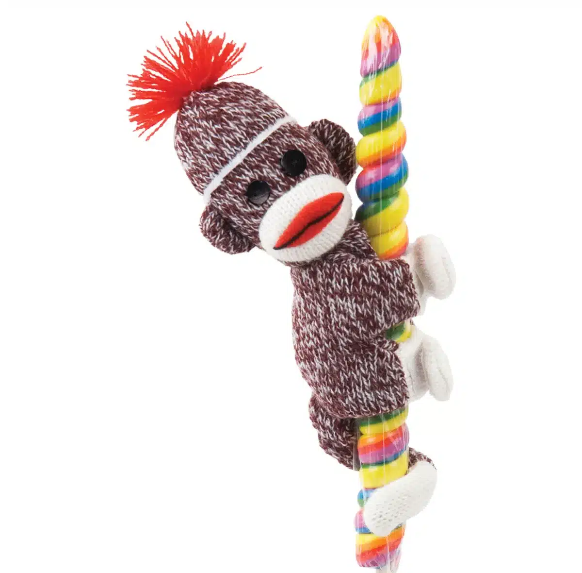 Sock Monkey with Twister Pop image