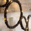 Circle Grapevine Lighted Garland - Image 2