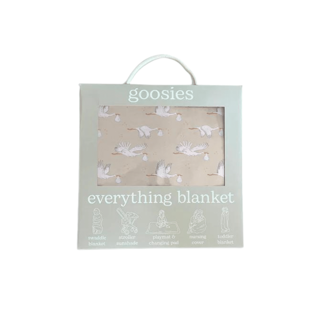 Beige Neutral Stork Everything Blanket image