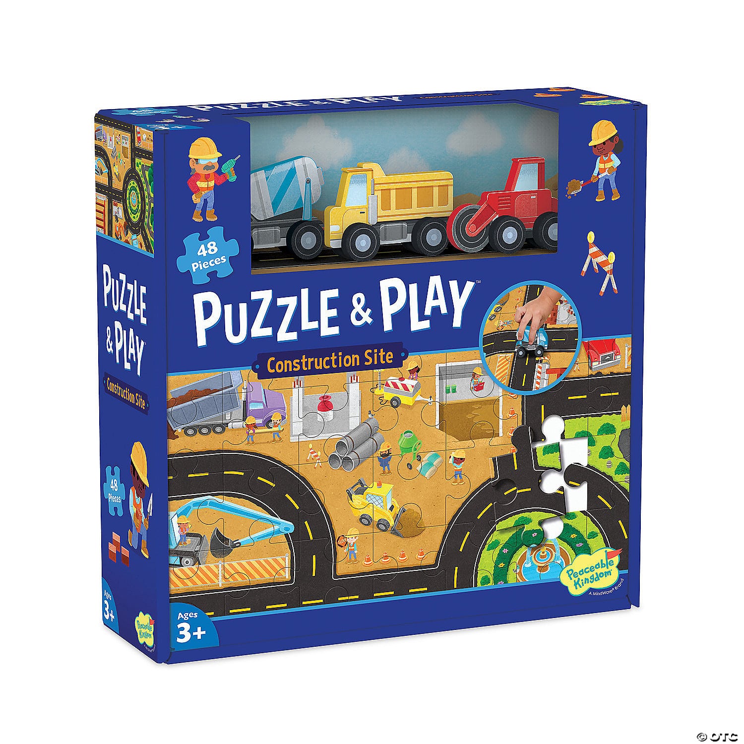 Construction Site Puzzle & Play image