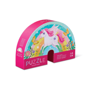 Crocodile Creek Sweet Unicorn Mini Jigsaw Puzzle, 12 pieces for ages 2 plus.