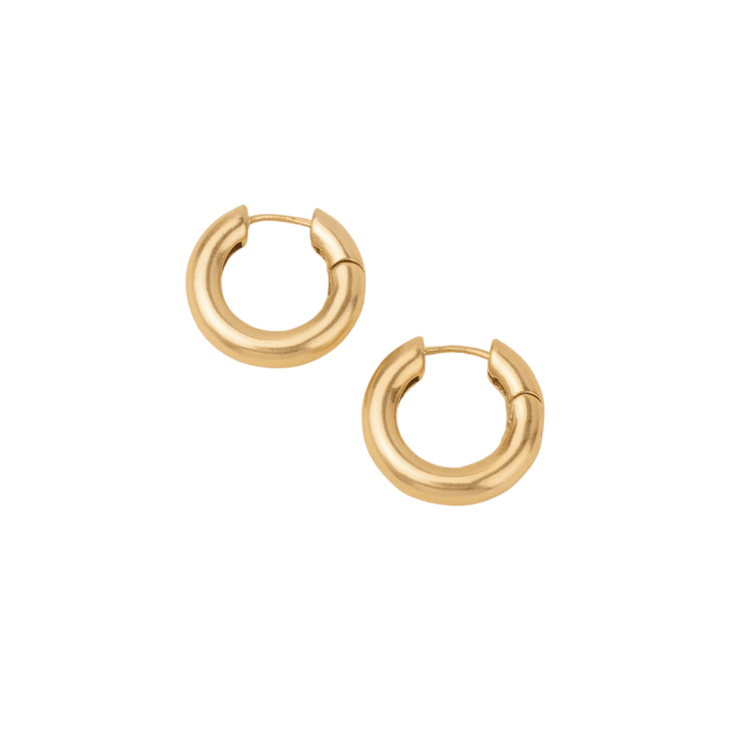 Gold Vermeil Stellar Hoop image