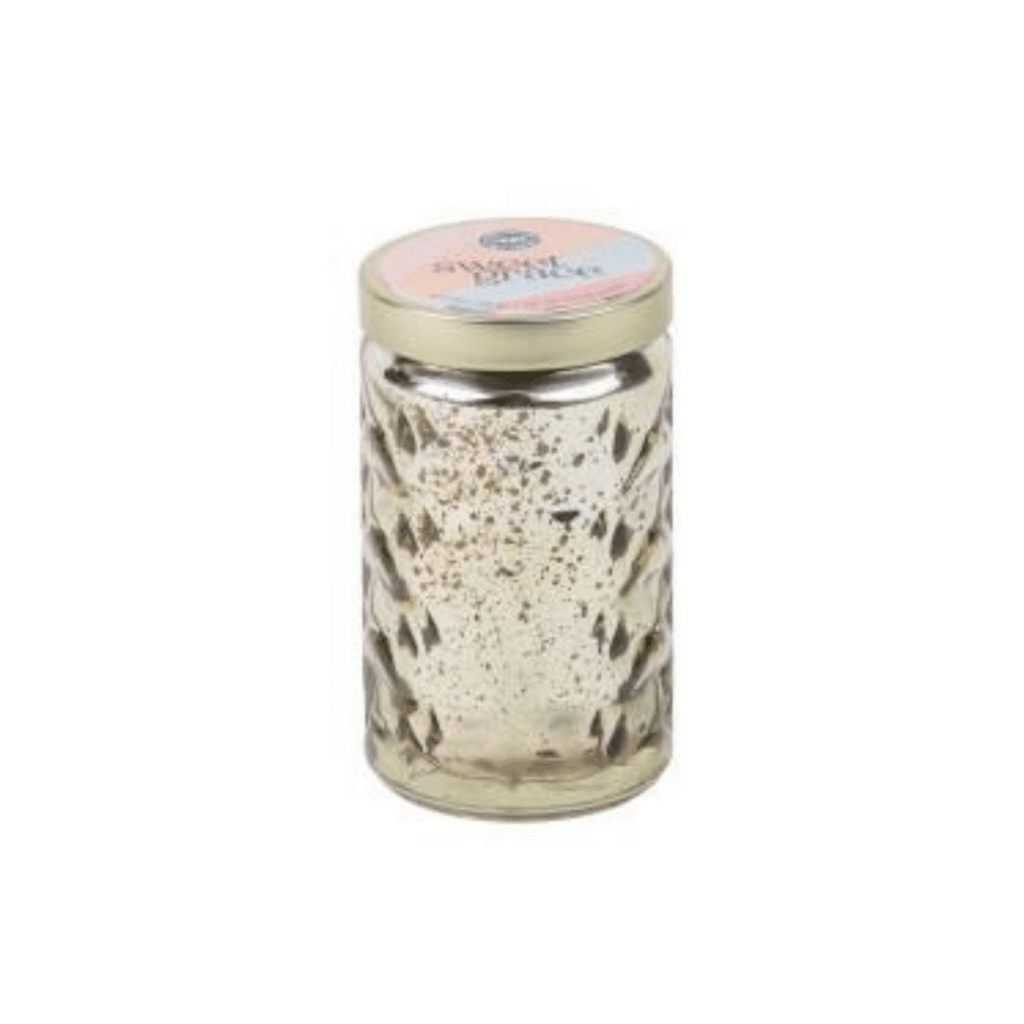 Bridgewater Candle Company Sweet Grace Fragrance Gold Lidded Votive Candle, No. 022 for home fragrance and gift.