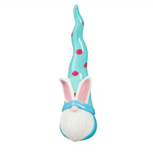 Ceramic Bunny Garden Bunny Gnome-Blue image